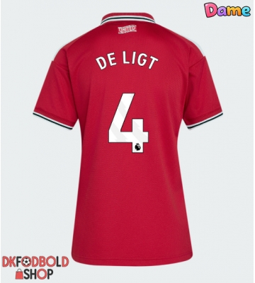 Manchester United Matthijs de Ligt #4 Hjemmebanetrøje Dame 2026-27 Kort ærmer